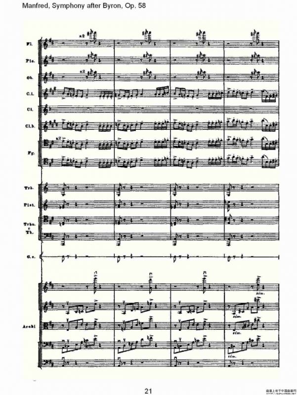 Manfred, Symphony after Byron, Op.58第四乐章第一部（一）