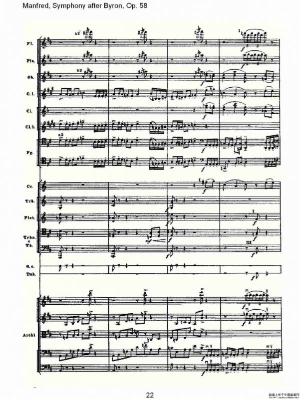 Manfred, Symphony after Byron, Op.58第四乐章第一部（一）
