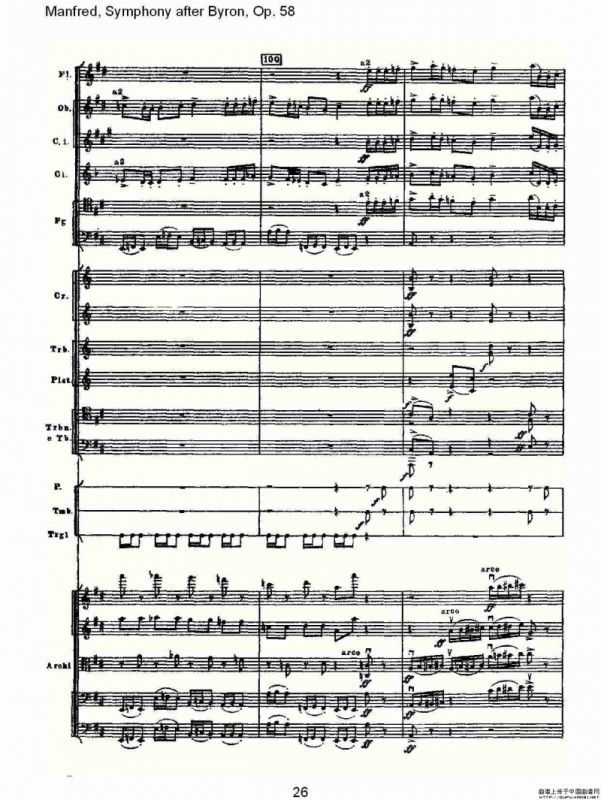 Manfred, Symphony after Byron, Op.58第四乐章第一部（一）