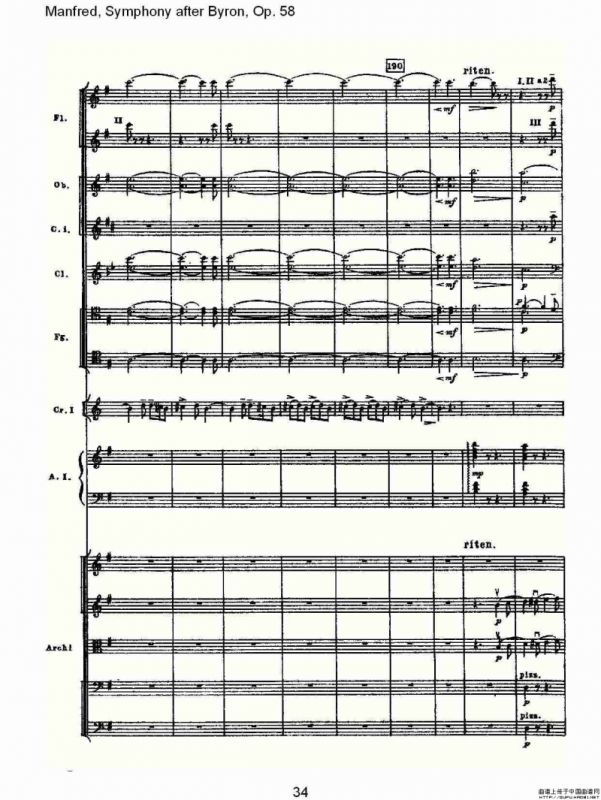 Manfred, Symphony after Byron, Op.58第三乐章（二）