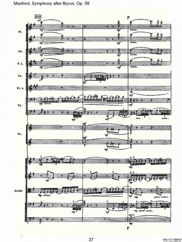 Manfred, Symphony after Byron, Op.58第三乐章（二）