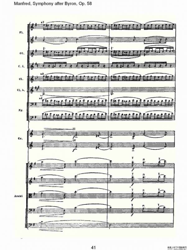Manfred, Symphony after Byron, Op.58第三乐章（二）