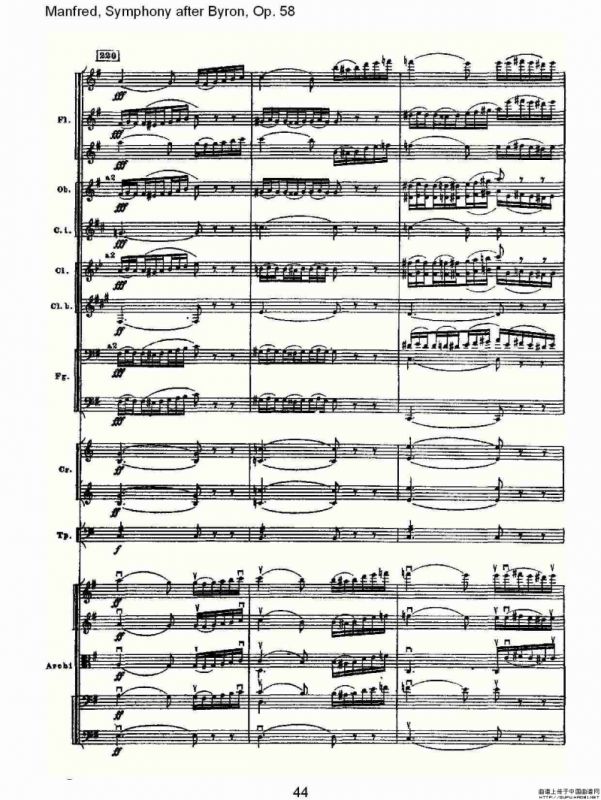 Manfred, Symphony after Byron, Op.58第三乐章（二）