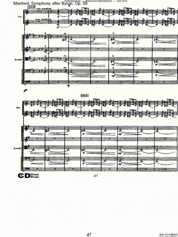 Manfred, Symphony after Byron, Op.58第三乐章（二）