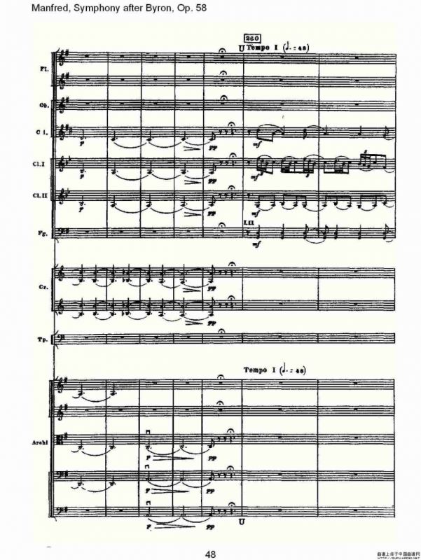 Manfred, Symphony after Byron, Op.58第三乐章（二）