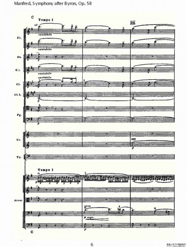 Manfred, Symphony after Byron, Op.58第三乐章（一）