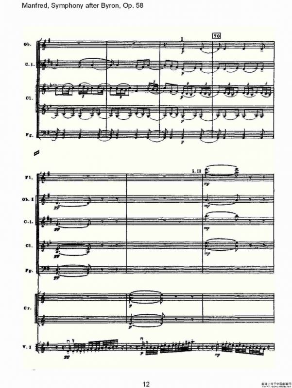 Manfred, Symphony after Byron, Op.58第三乐章（一）