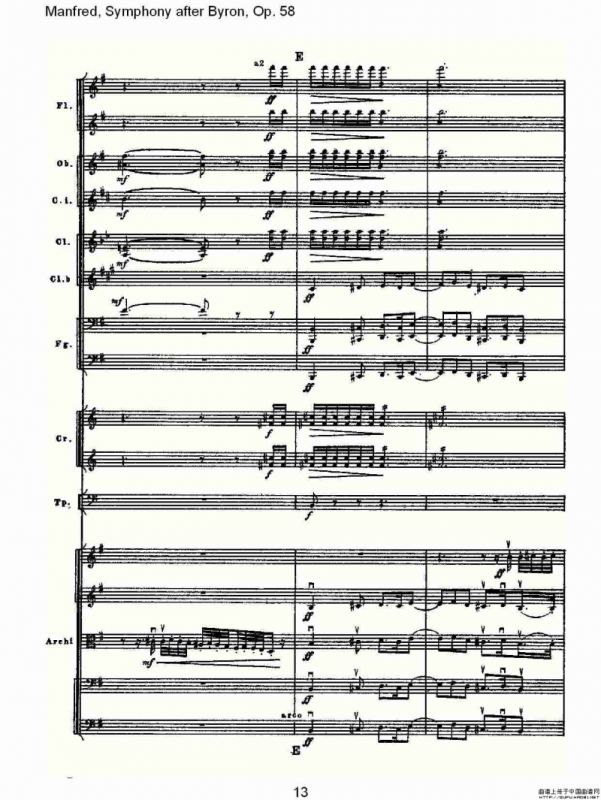 Manfred, Symphony after Byron, Op.58第三乐章（一）