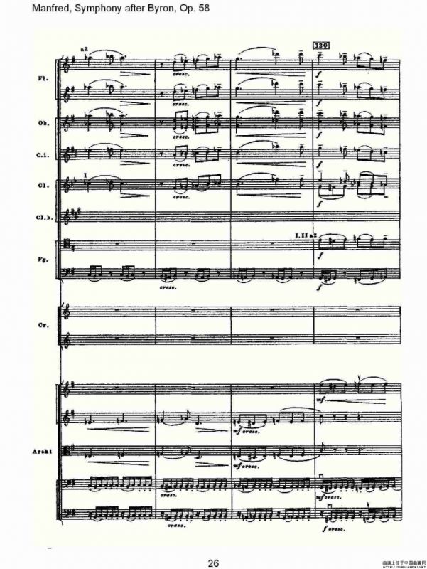 Manfred, Symphony after Byron, Op.58第三乐章（一）