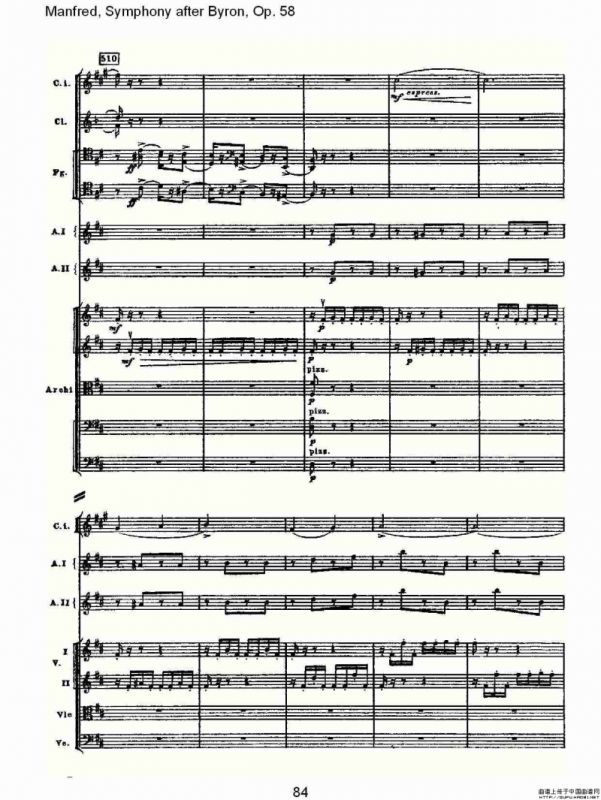 Manfred, Symphony after Byron, Op.58第二乐章（三）
