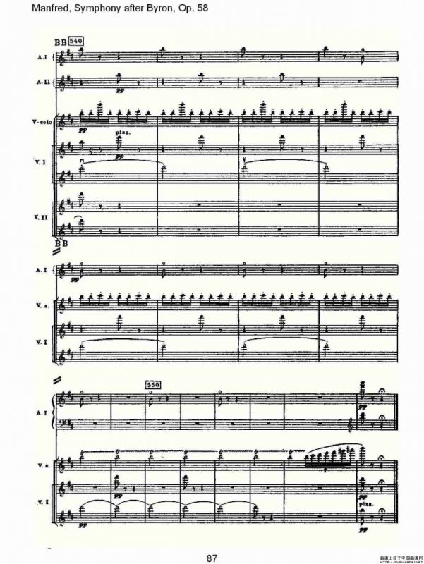 Manfred, Symphony after Byron, Op.58第二乐章（三）