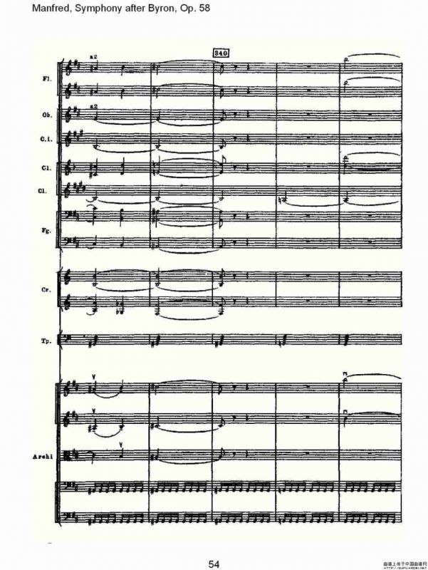 Manfred, Symphony after Byron, Op.58第二乐章（二）
