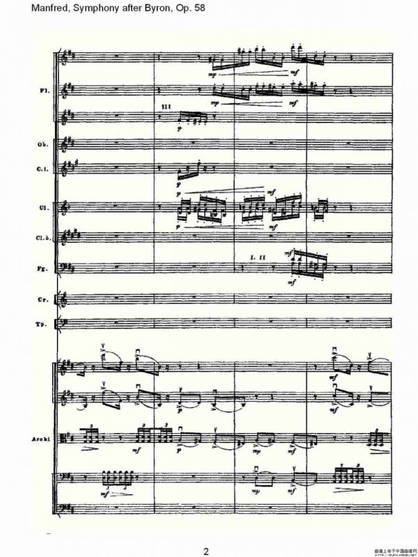 Manfred, Symphony after Byron, Op.58第二乐章（一）