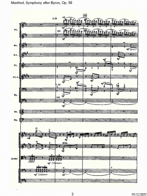 Manfred, Symphony after Byron, Op.58第二乐章（一）