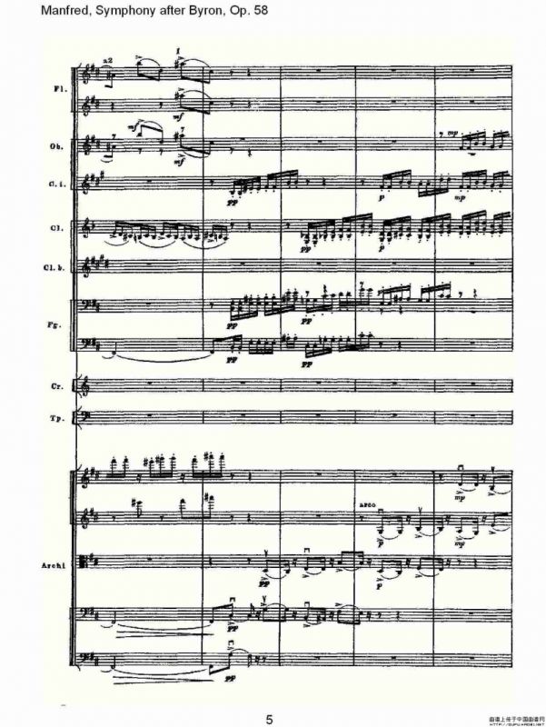 Manfred, Symphony after Byron, Op.58第二乐章（一）