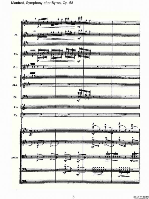 Manfred, Symphony after Byron, Op.58第二乐章（一）