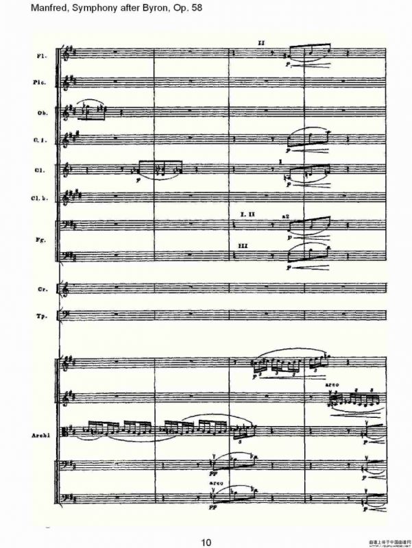 Manfred, Symphony after Byron, Op.58第二乐章（一）