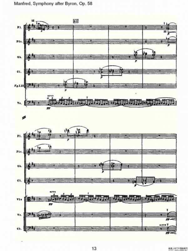 Manfred, Symphony after Byron, Op.58第二乐章（一）