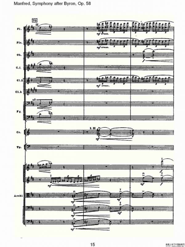 Manfred, Symphony after Byron, Op.58第二乐章（一）