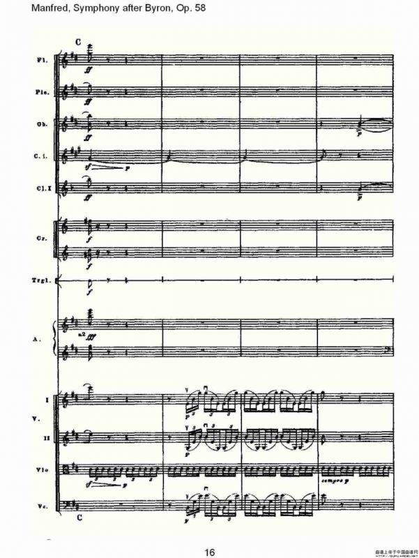 Manfred, Symphony after Byron, Op.58第二乐章（一）