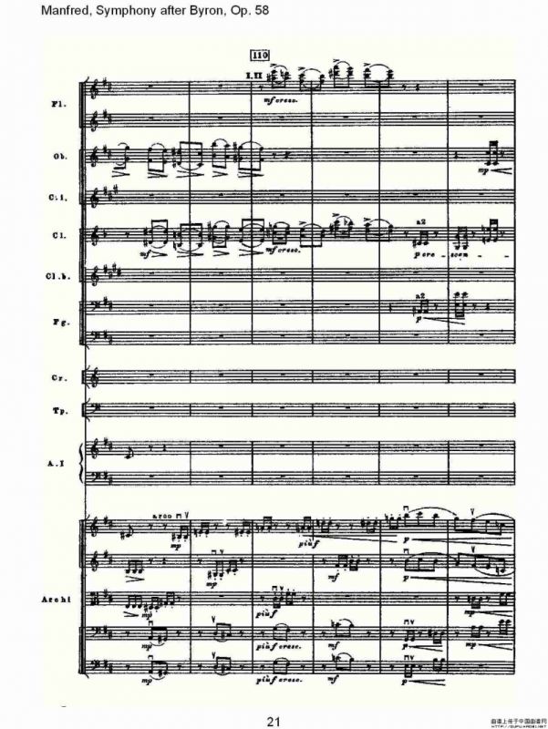 Manfred, Symphony after Byron, Op.58第二乐章（一）