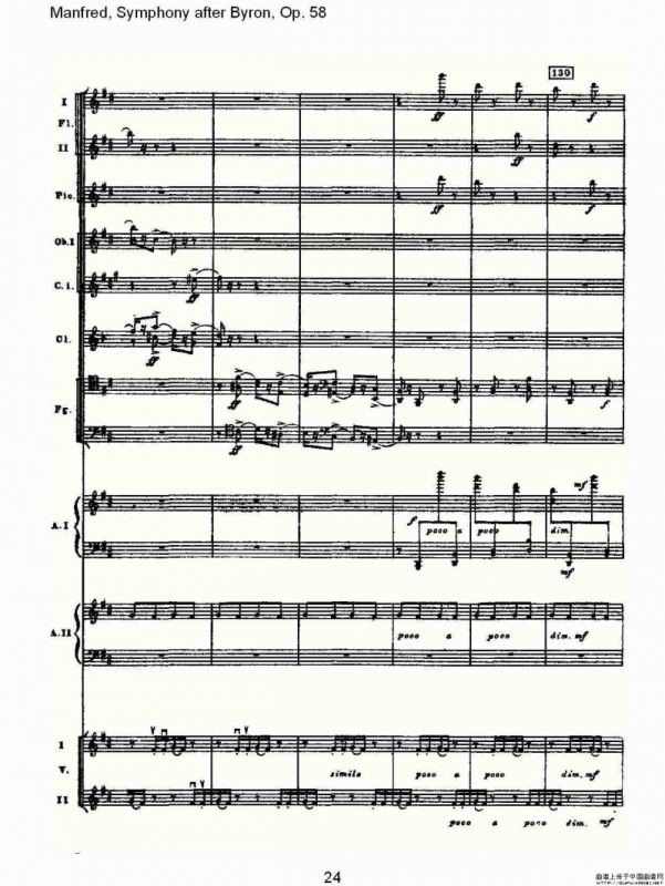 Manfred, Symphony after Byron, Op.58第二乐章（一）