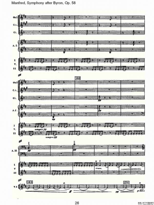 Manfred, Symphony after Byron, Op.58第二乐章（一）