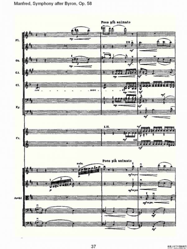 Manfred, Symphony after Byron, Op.58第一乐章（二）