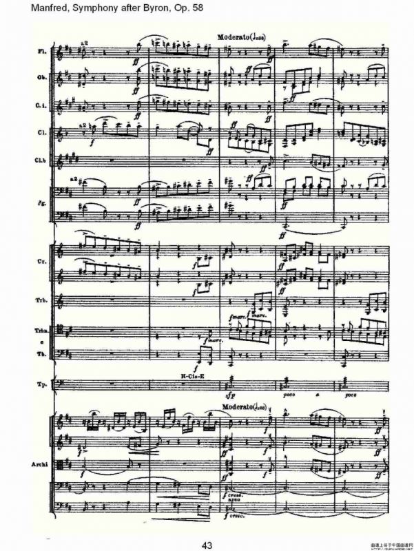 Manfred, Symphony after Byron, Op.58第一乐章（二）