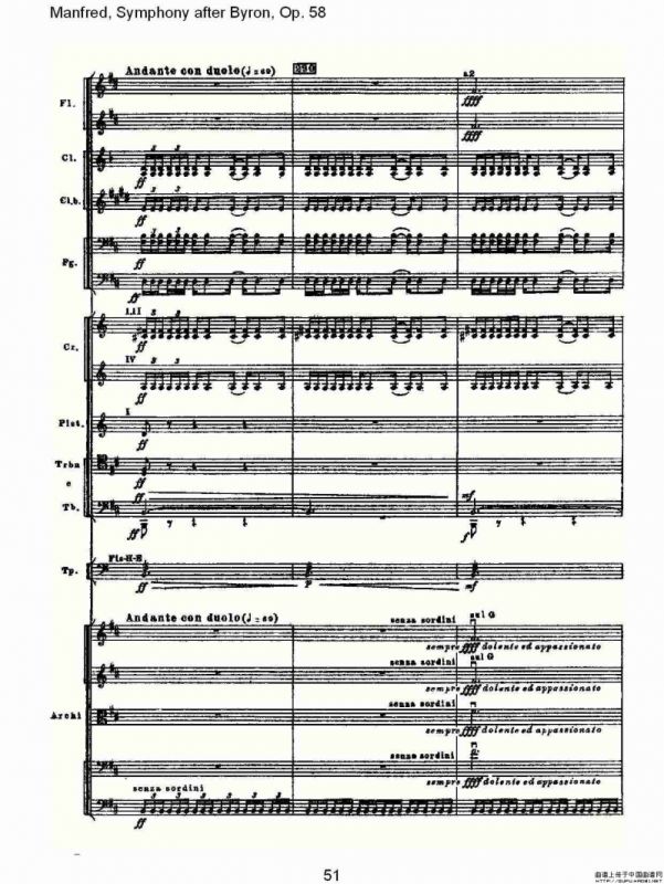 Manfred, Symphony after Byron, Op.58第一乐章（二）