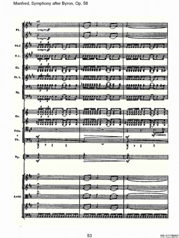 Manfred, Symphony after Byron, Op.58第一乐章（二）