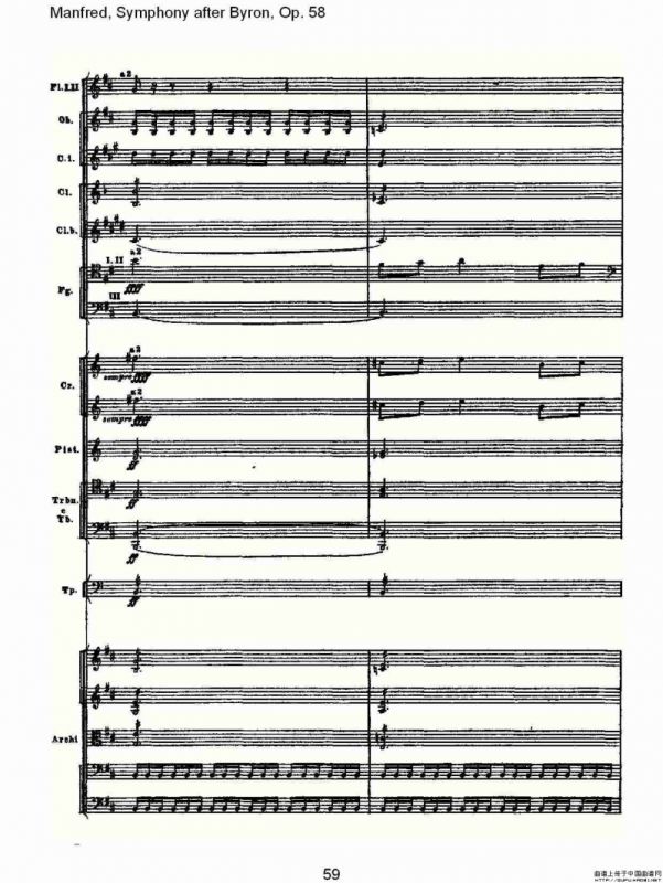 Manfred, Symphony after Byron, Op.58第一乐章（二）