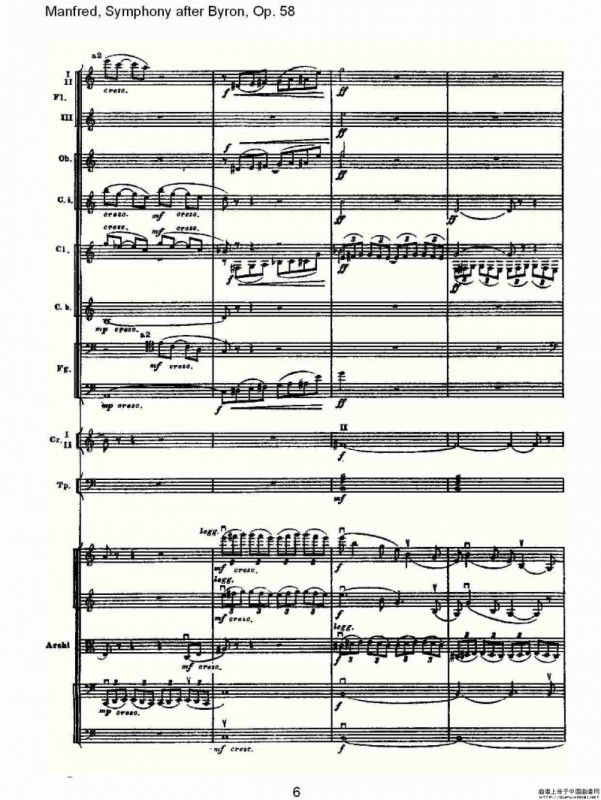 Manfred, Symphony after Byron, Op.58第一乐章（一）