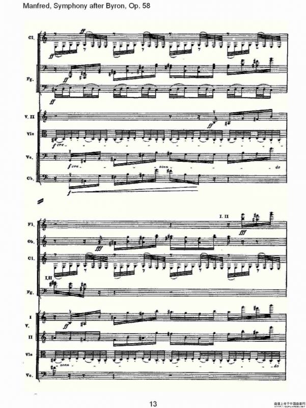 Manfred, Symphony after Byron, Op.58第一乐章（一）