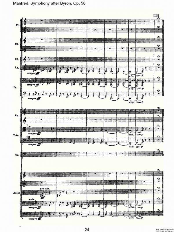 Manfred, Symphony after Byron, Op.58第一乐章（一）