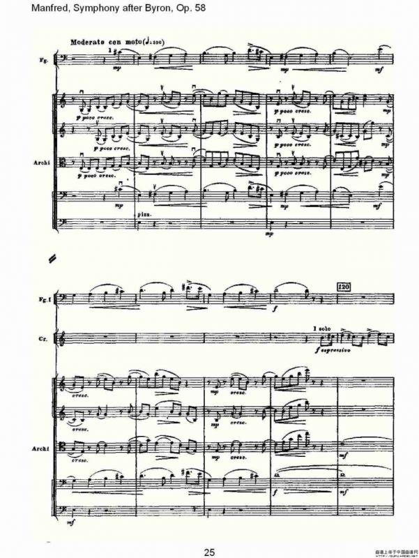 Manfred, Symphony after Byron, Op.58第一乐章（一）