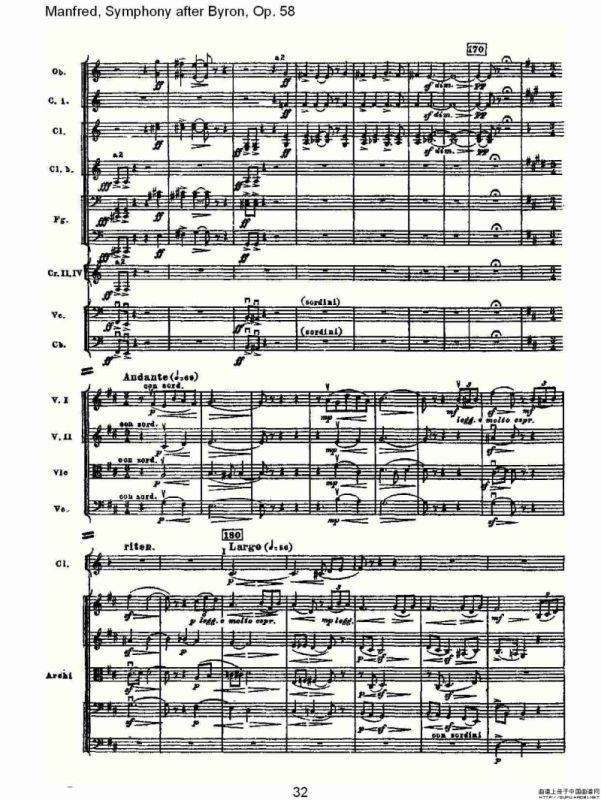 Manfred, Symphony after Byron, Op.58第一乐章（一）