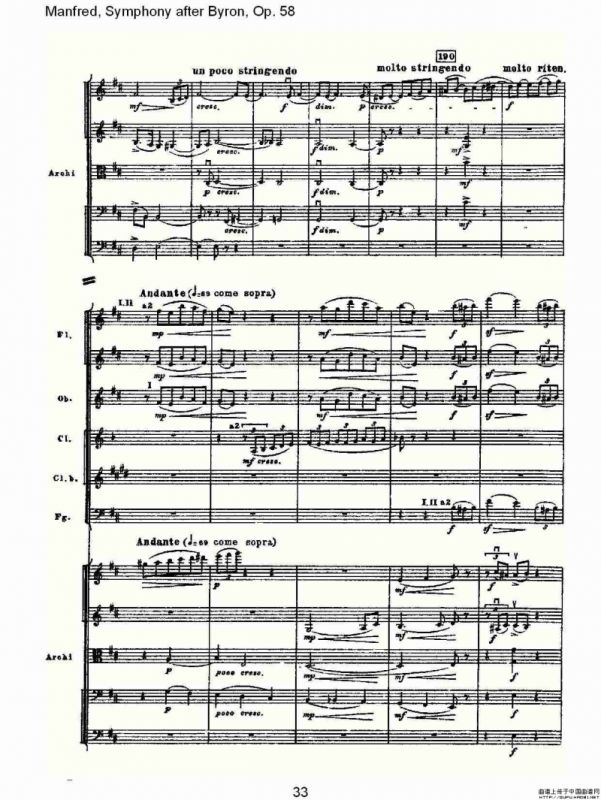 Manfred, Symphony after Byron, Op.58第一乐章（一）