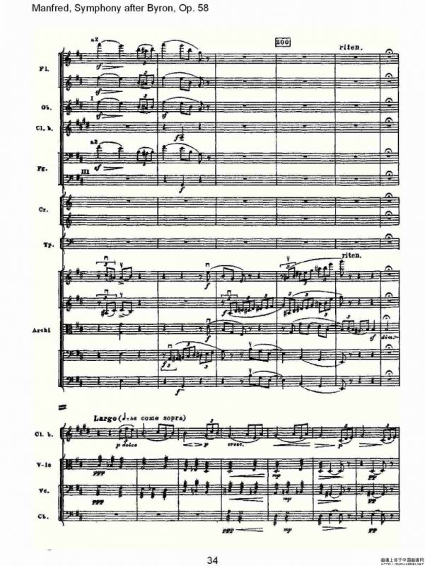 Manfred, Symphony after Byron, Op.58第一乐章（一）