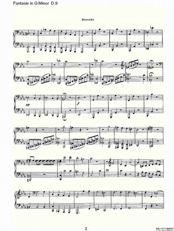Fantasie in G Minor D.9（G小调幻想曲D.9）