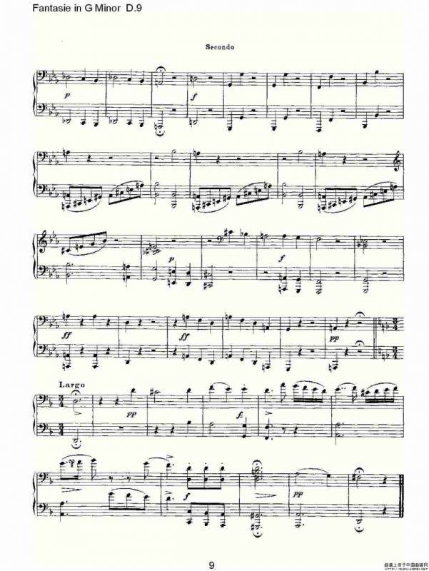 Fantasie in G Minor D.9（G小调幻想曲D.9）