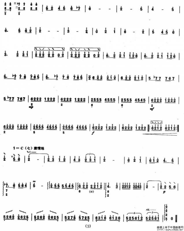 柳琴考级曲目五级：南海金波