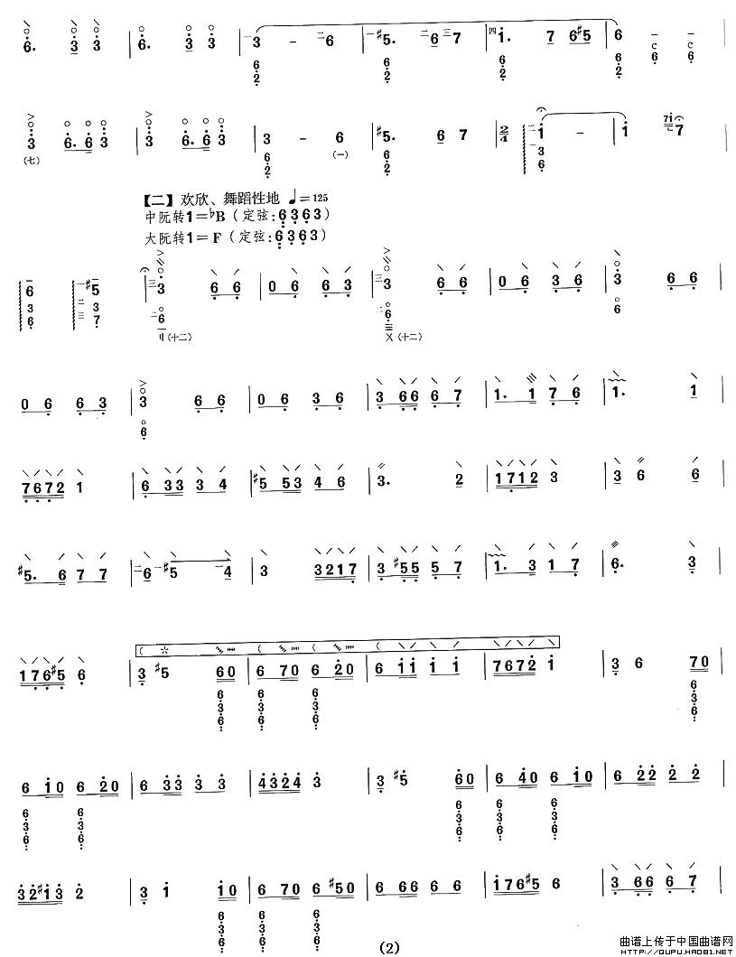 丝路驼铃（阮谱）