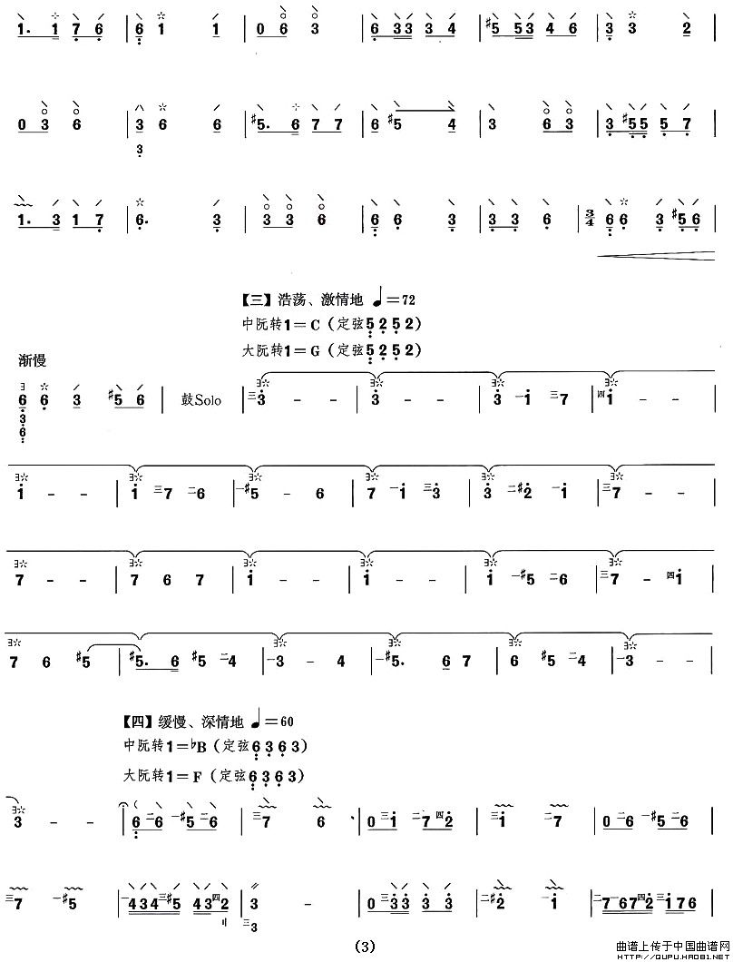 丝路驼铃（阮谱）