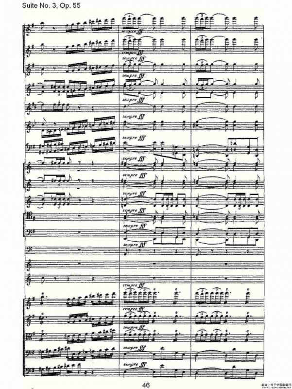 Suite No. 3, Op.55 第三套曲,Op.55第四乐章第二部（二）