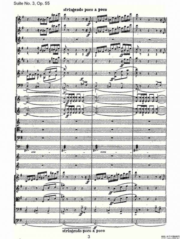 Suite No. 3, Op.55 第三套曲,Op.55第四乐章第二部（一）