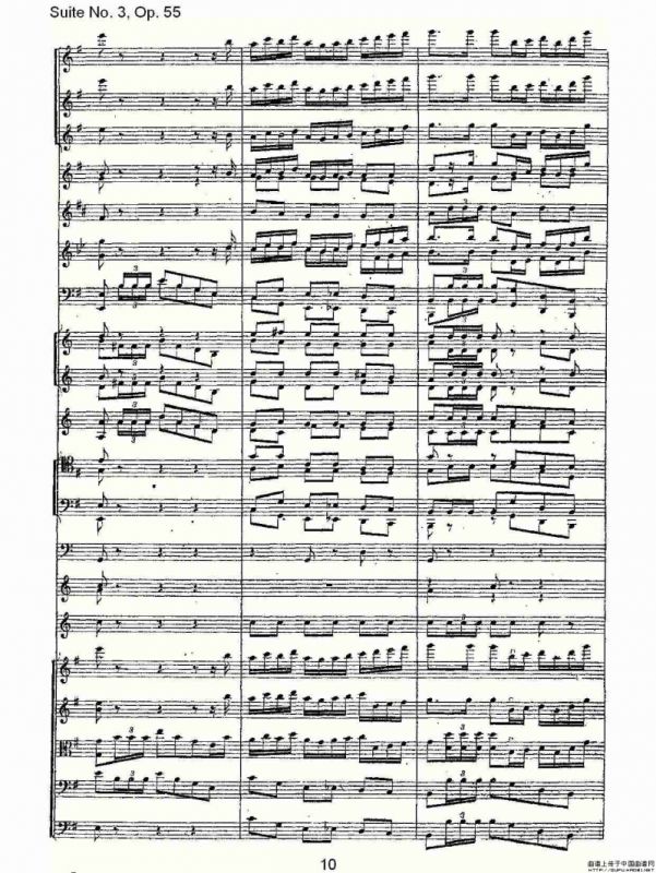 Suite No. 3, Op.55 第三套曲,Op.55第四乐章第二部（一）