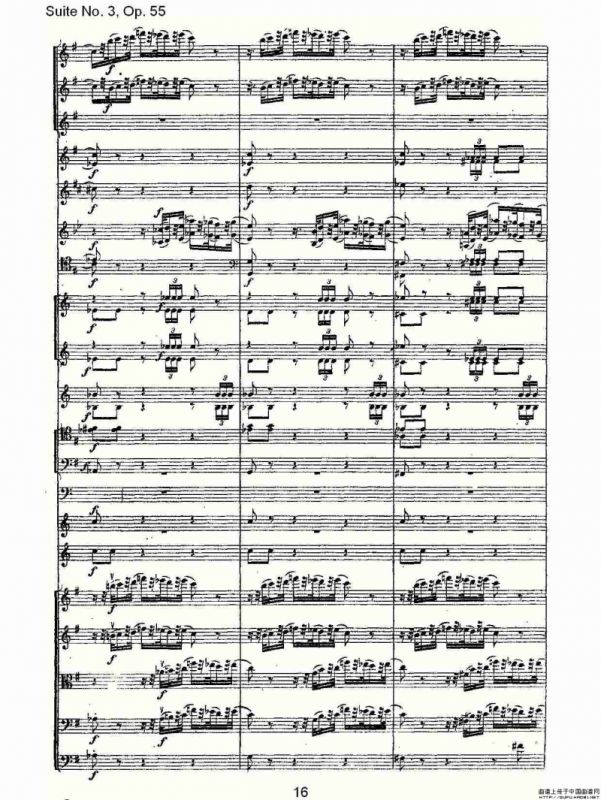 Suite No. 3, Op.55 第三套曲,Op.55第四乐章第二部（一）