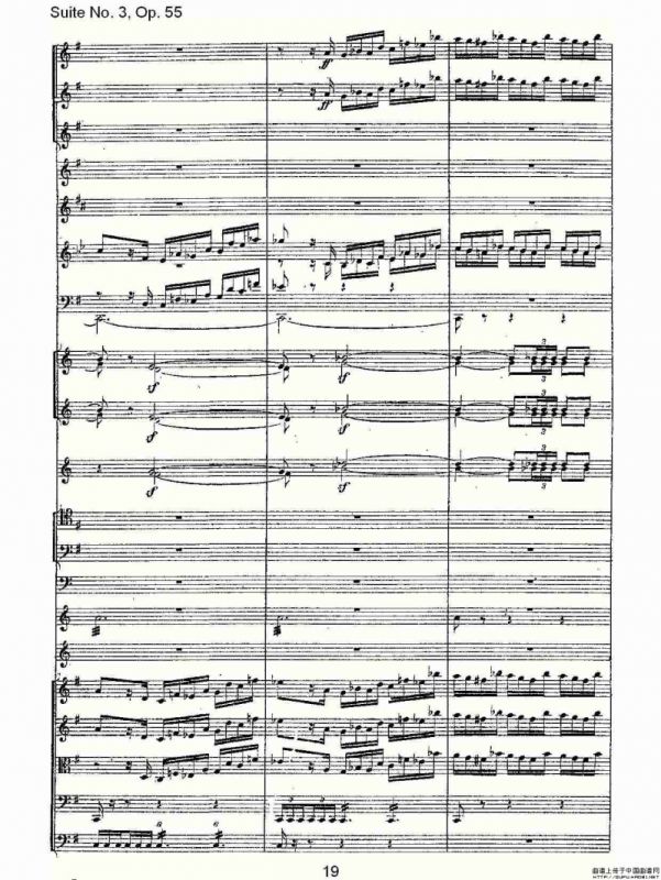 Suite No. 3, Op.55 第三套曲,Op.55第四乐章第二部（一）