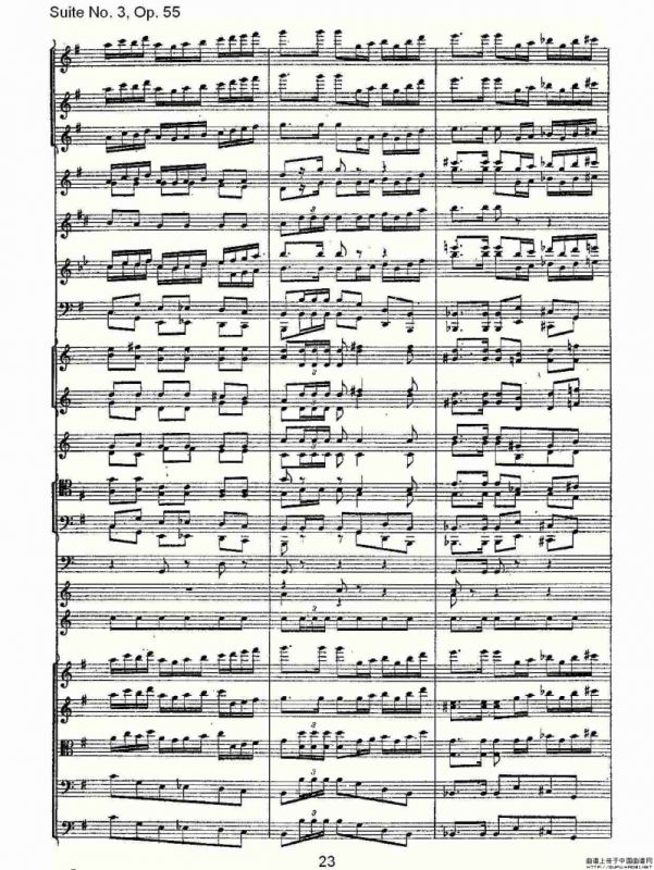 Suite No. 3, Op.55 第三套曲,Op.55第四乐章第二部（一）